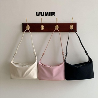 UUMIR  กระเป๋าสะพายข้างใต้วงแขน แฟชั่น หนัง Pu สีพื้น กระเป๋าถือ