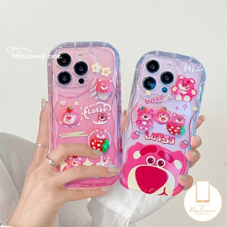 เคสโทรศัพท์มือถือ Tpu นิ่ม ขอบโค้ง ลายการ์ตูนหมีสตรอเบอร์รี่ 3D DIY สําหรับ Redmi Note 11 12 11s 10s 10 Pro Max 10Pro Redmi 10 9T 9 A1 A2 10C 10A 9C NFC 9A POCO M3