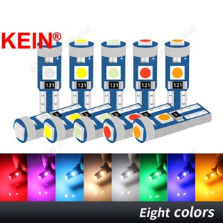 Kein หลอดไฟแดชบอร์ด T5 เมตร W1.2W 27 74 86 3SMD 3030 W3W สําหรับรถยนต์ รถจักรยานยนต์