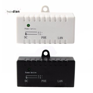 Poe อะแดปเตอร์เชื่อมต่อหัวฉีด Poe Injector Rj45 Dc 5.5 มม. x 2.1 มม. สําหรับกล้องเครือข่าย Ip