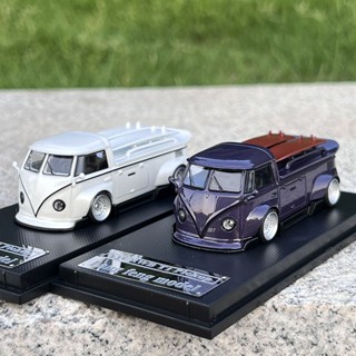 Lf โมเดลรถปิ๊กอัพ โลหะผสม 1: 64 Volkswagen T1 ของเล่นสะสม สําหรับเด็กผู้ชาย