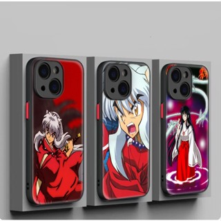 เคสโทรศัพท์มือถือแบบนิ่ม กันรอยเลนส์กล้อง ลาย InuYasha C1 สําหรับ iPhone SE SE2 SE3 7 8 Plus XR XS Max 11 Pro Max