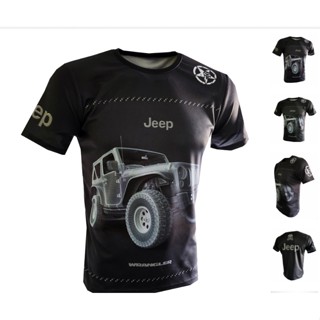 เสื้อยืด JEEP WRANGLER สีดํา