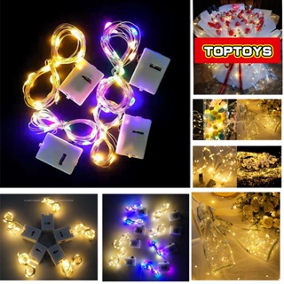 Toptoys สายไฟกระพริบ led 100 ซม. หลากสี สําหรับตกแต่งงานเทศกาล