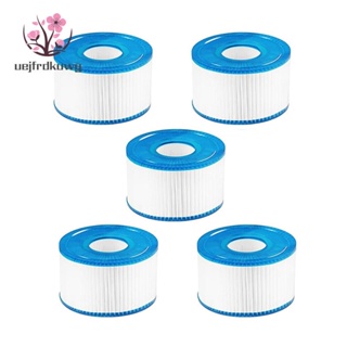 อะไหล่ไส้กรอง PET+Nonwoven ทําความสะอาดง่าย สําหรับ Intex Spa Filter 29001E 11692 Type S1 Hot Tub Filter for Intex PureSpa 28403E 28407E 28443E 5 แพ็ค