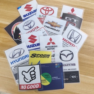 สติกเกอร์ติดกระจกหน้ารถยนต์ สไตล์ญี่ปุ่น สําหรับ Toyota Honda Mitsubishi Volkswagen Nissan