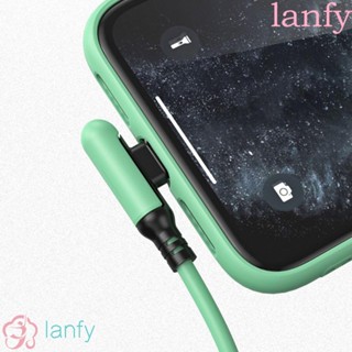 LANFY สายชาร์จเร็ว 90 องศา อุปกรณ์เสริม สําหรับโทรศัพท์มือถือ