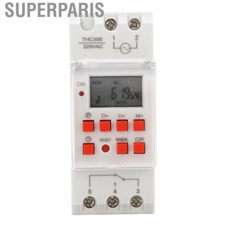 Superparis 30A Timer Switch 20 On Off Digital for Appliance