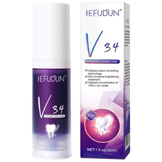  30ML SEFUDUN Repair Toothpaste for Tooth Improvement, Pigment Correction, Whitening, and Purple Toothpaste