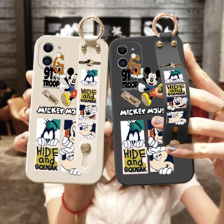 เคสโทรศัพท์ Samsung Galaxy A33 A53 A73 5G เคสโทรศัพท์มือถือ ซิลิโคน กันกระแทก กันรอยเลนส์กล้อง ลาย Happy Mickey Wonderful House พร้อมสายคล้องข้อมือ สําหรับ