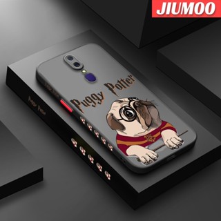 สําหรับ OPPO F11 F11 Pro A9X A9 2019 เคสการ์ตูน Puggy ดีไซน์ใหม่ บาง ฝ้า แข็ง เคสโทรศัพท์ ขอบนิ่ม ซิลิโคน กันกระแทก รูปแบบปลอก