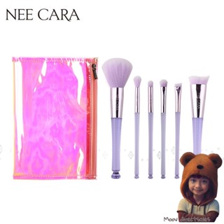 นีคาร่า แปรงแต่งหน้า ชุดแปรงแต่งหน้า 6 ชิ้น N829 ของแท้100% NEE CARA SET BRUS 6 PIECE (Moov คัดสรรมาเพื่อคุณ)