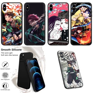 เคสโทรศัพท์มือถือ ลายการ์ตูนอนิเมะ demon slayer สําหรับ iphone 5 5S 6 6S 7 8 Plus SE 2016 2020 WK18