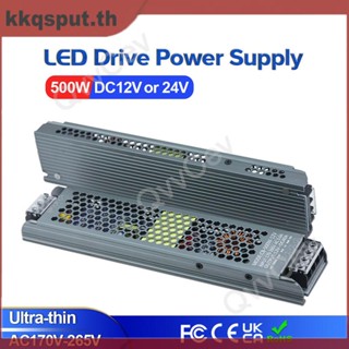 อะแดปเตอร์สวิตช์พาวเวอร์ซัพพลาย 500W DC12V 40A DC24V 20A 500W AC170-265V สําหรับแถบไฟ LED THK2