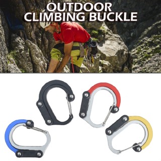 Rotary D-type Mountaineering Buckle Outdoor Travel Aluminum Alloy Carabiner Clip