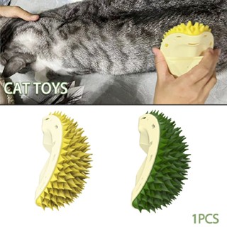 New Cat Corner Self Groomer Cat Toy Durian Shape Wall Corner Scrubber