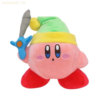 ตุ๊กตายัดนุ่น รูปการ์ตูนอนิเมะ Star Kirby Sword Kirby น่ารัก คุณภาพสูง ของเล่นสําหรับเด็ก