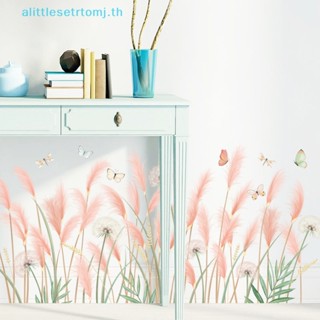 Alittlese Reed Flower Dandelion สติกเกอร์ติดข้างเตียงนอน สําหรับตกแต่งบ้าน ห้องนอน TH