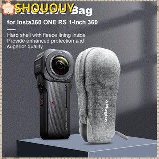 SHOUOUY กระเป๋าเคสพาโนรามา กันตก 360 องศา สําหรับกล้อง Insta360 ONE RS 1 นิ้ว