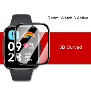 ฟิล์มกระจกนิรภัยกันรอยหน้าจอ 3D ทรงโค้ง อุปกรณ์เสริม สําหรับ Redmi Watch 3 Redmi Watch 3 Lite Watch3