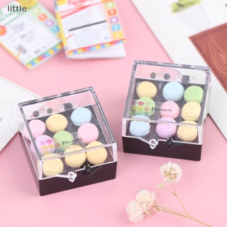 Thlittle ขนมขบเคี้ยว มาการองจิ๋ว 1:12 สําหรับตกแต่งบ้านตุ๊กตา 1 ชุด