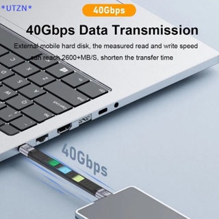 Utzn&gt; ใหม่ ชิปมาร์กเกอร์แล็ปท็อป 40Gbps E-Marker PD 240W ชาร์จเร็ว USB C เป็น Type C USB4