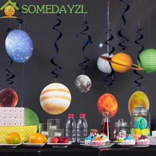 SOMEDAYZL โมบายแขวน รูปนักบินอวกาศ พลังงานแสงอาทิตย์ สําหรับตกแต่งห้องเรียน ปาร์ตี้วันเกิด