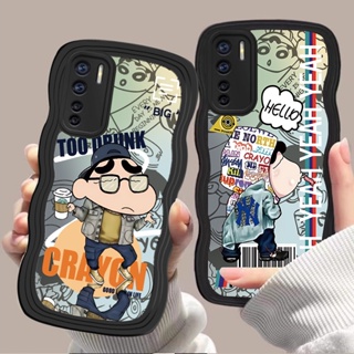 เคสโทรศัพท์ซิลิโคน TPU แบบนิ่ม ลายการ์ตูนชินจัง สําหรับ Infinix Note Hot 30 30i Smart 7 Tecno Spark 10 10C Camon 20 Pro GO 2023 | L16