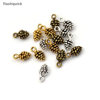 Flashquick 10 ชิ้น Ch Pinecone จี้โบราณพอดีวินเทจทิเบต DIY สร้อยข้อมือสร้อยคอดี