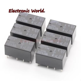 Omron รีเลย์ G5V-2 G5V-2-H1-5VDC 12VDC 24VDC DC5V 12V 24V 8 Pins