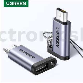 Ugreen US282 USB Type-C อะแดปเตอร์ Micro USB เป็น Type-C ตัวผู้ เป็นตัวเมีย สําหรับ Xiaomi Samsung Charger