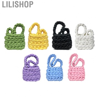 Lilishop Wool Bag  Hand Woven Beautiful Tote Exquisite for Daily Life