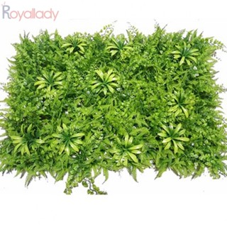 #ROYALLADY#Artificial แผงหญ้าเทียม พลาสติก ขนาด 40x60 ซม. สําหรับตกแต่งผนัง 1 ชิ้น