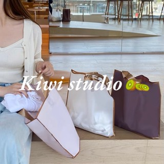 KiwiStudio 💥50 ต่อแพ็ค📢กระเป๋าช้อปปิ้ง~ถุงของขวัญ~ถุงของขวัญพลาสติกฝ้า~ถุงพลาสติกพนมเปญ~ร้านขายเสื้อผ้าถุงช้อปปิ้งเสื้อผ้า~1HCYK123