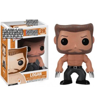 Funko POP Marvel wolverine โมเดลฟิกเกอร์ หมาป่า ของเล่นสําหรับเด็ก#28