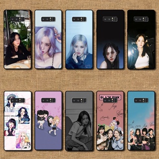 Blackpink เคสโทรศัพท์มือถือ ซิลิโคนนุ่ม ลายบูชแบล็คพิงค์ สําหรับ Samsung galaxy Note 8 Jisoo