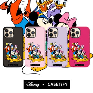 Casetify X Disney เคสโทรศัพท์มือถือแบบนิ่ม ใส กันกระแทก ลายครอบครัว portrait RosePink สําหรับ iPhone 14 13 12 11 Pro MAX IX XS MAX XR 6 6s 7 8 Plus