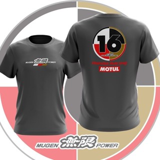    เสื้อยืด พิมพ์ลาย MUGEN POWER 16 Honda Racing FD JAZZ CIVIC ACCORD Europe EK EG FB FK SPOON