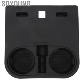 Soyoung Cup Holder Under Front Seat Bottom  Console Easy To Install HC3Z2813562AB Eco Friendly for F‑Series Super Duty 2017 2022