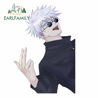 Earlfamily สติกเกอร์กันน้ํา ลายอนิเมะ Jujutsu Kaisen ขนาด 13 ซม. x 9 ซม. สําหรับติดตกแต่งหน้าต่างรถยนต์