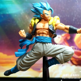 ฟิกเกอร์ ดราก้อนบอล ซูเปอร์มูฟวี่ เวอร์ชั่นไฟฟ้า Ultimate Warrior Blue Hair Goujita Figure zoro figurine zoro one piece zoro