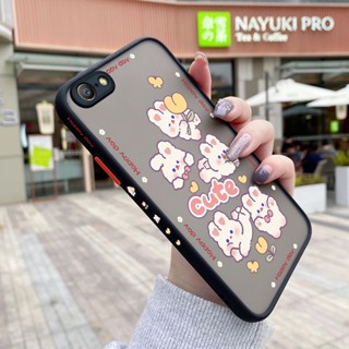 เคสโทรศัพท์มือถือ ซิลิโคนนิ่ม กันกระแทก ลายการ์ตูนกระต่ายน่ารัก สําหรับ OPPO A57 2016 A39