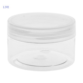 Live กล่องเก็บของเล่นสไลม์ 100 มล. พร้อมฝาปิด สําหรับดินน้ํามันคริสตัล DIY