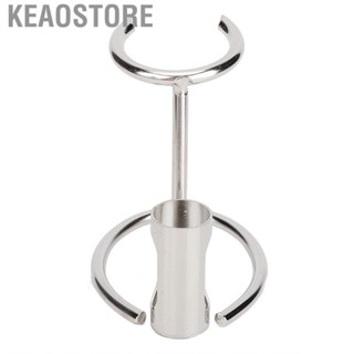 Keaostore Shaving Brush Stand With Bowl Holder Set Men&amp;apos;s Base Rust