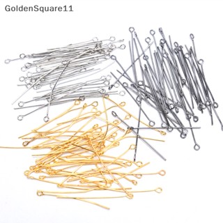 Goldensquare เข็มหมุด สําหรับทําเครื่องประดับ ต่างหู 200 ชิ้น ต่อล็อต