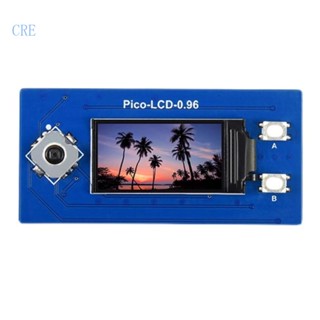 โมดูลหน้าจอ LCD CRE 0 96 65K RGB SSD1107 LCD 0 96 Ipss สําหรับ RaspberryPico