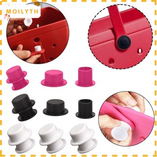 Moilyth 4pcs โบกี้กระเป๋าสกรูหมวกชายหาดอุปกรณ์เสริมเปลี่ยนหมุดย้ำ DIY