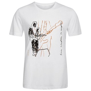 เสื้อยืด แขนสั้น พิมพ์ลาย Eric Clapton 24 Nights ขนาดใหญ่ 4XL 5XL 6XL สําหรับผู้ชาย