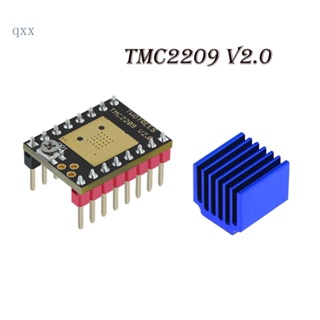 Ch*【พร้อมส่ง】ไดรเวอร์สเต็ปมอเตอร์ TMC2209 V2 0 สําหรับเครื่องพิมพ์ 3D และฮีทซิงค์ 256 ไมโครสเต็ป 1 ชุด