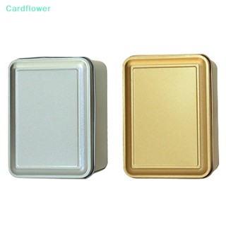 &lt;Cardflower&gt; กล่องดีบุก ขนาดเล็ก แบบพกพา สําหรับใส่เครื่องประดับ ต่างหู ลูกอม ใช้ในบ้าน โรงเรียน ลดราคา